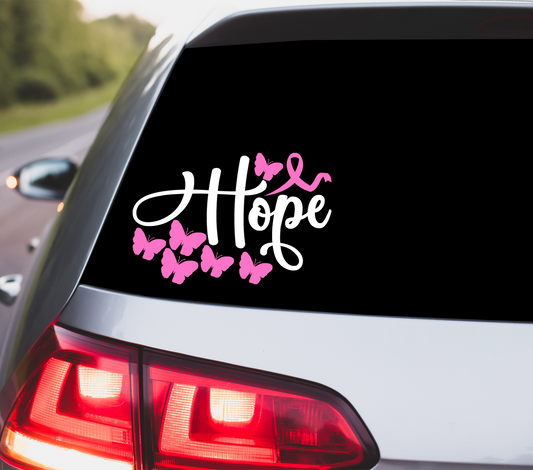 "HOPE" Cancer Support Decal