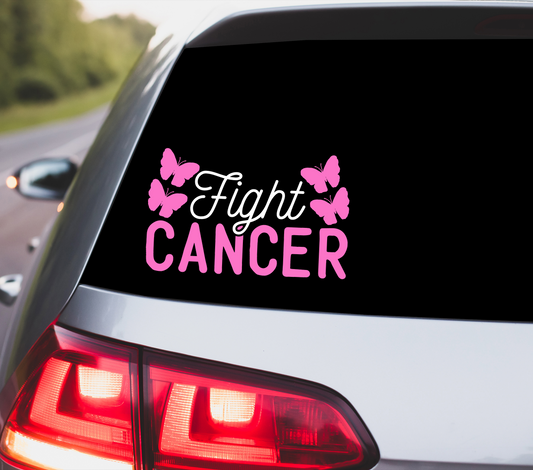 "Fight Cancer" Decal