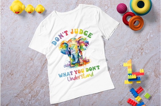 Don't Judge What You Don't Understand. Kids Autisms T-Shirt