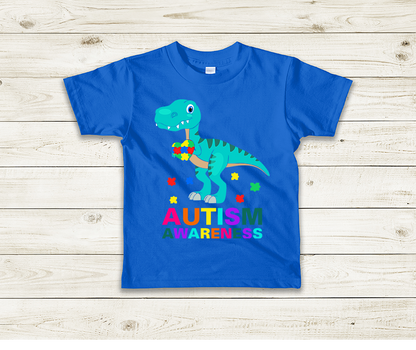 " Dino - Autism Awareness" Kids T-Shirt