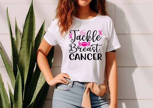 Tackle Breast Cancer - Cancer Support T-Shirt
