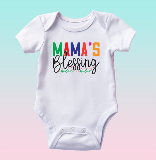 "Mama's Blessing" Baby Onesie