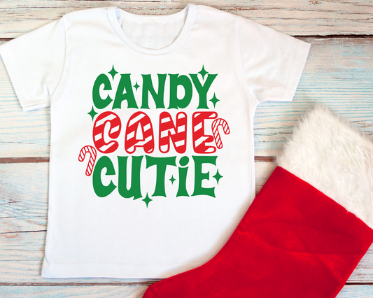 "Candy Cane Cutie" Kids T-Shirt