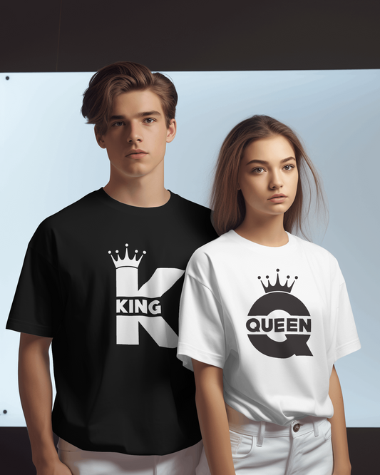 "King & Queen" Couple Shirts