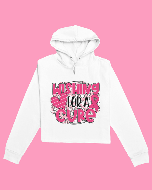 "Wishing for a Cure" - Breast Cancer Awareness Sweatshirt