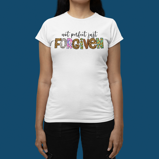 "Not Perfect Just Forgiven" Christian T-Shirt
