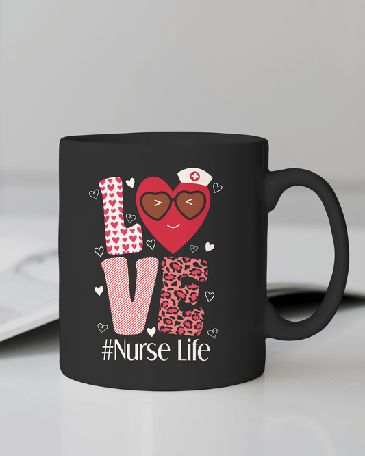 Love Nurse Life " 12 oz and 15 oz. mug