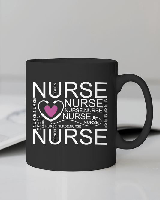 Nurse Art" 12 or 15 oz. mugs