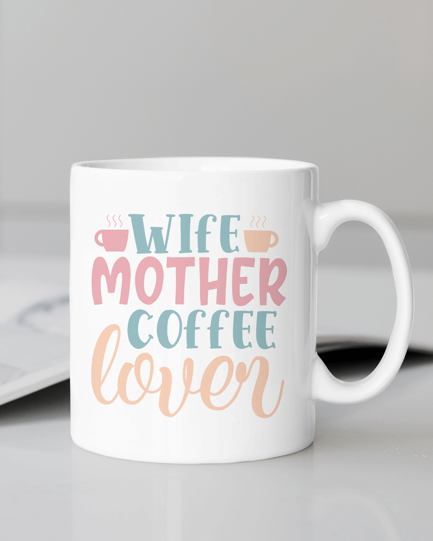 "MOM" Mugs 12 or 15 oz.