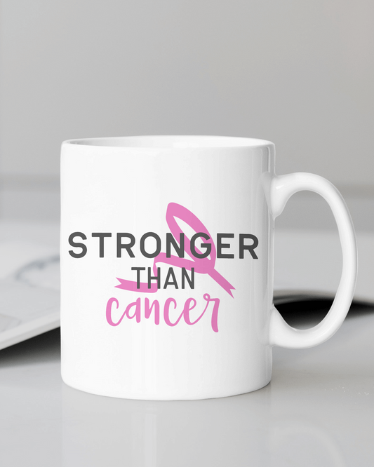 "Stronger Than Cancer" 12 oz Mug.
