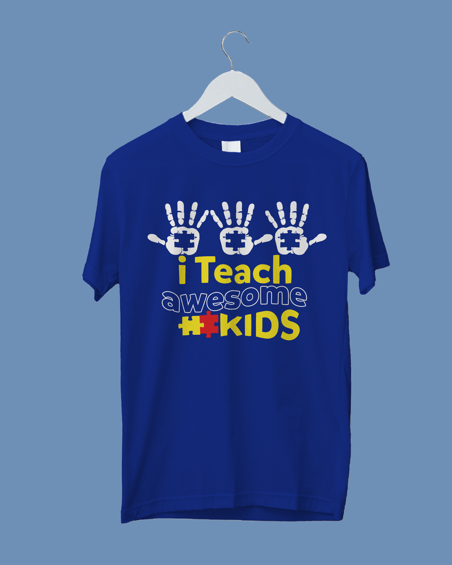 I Teach Awesome Kids - Autism T-Shirt