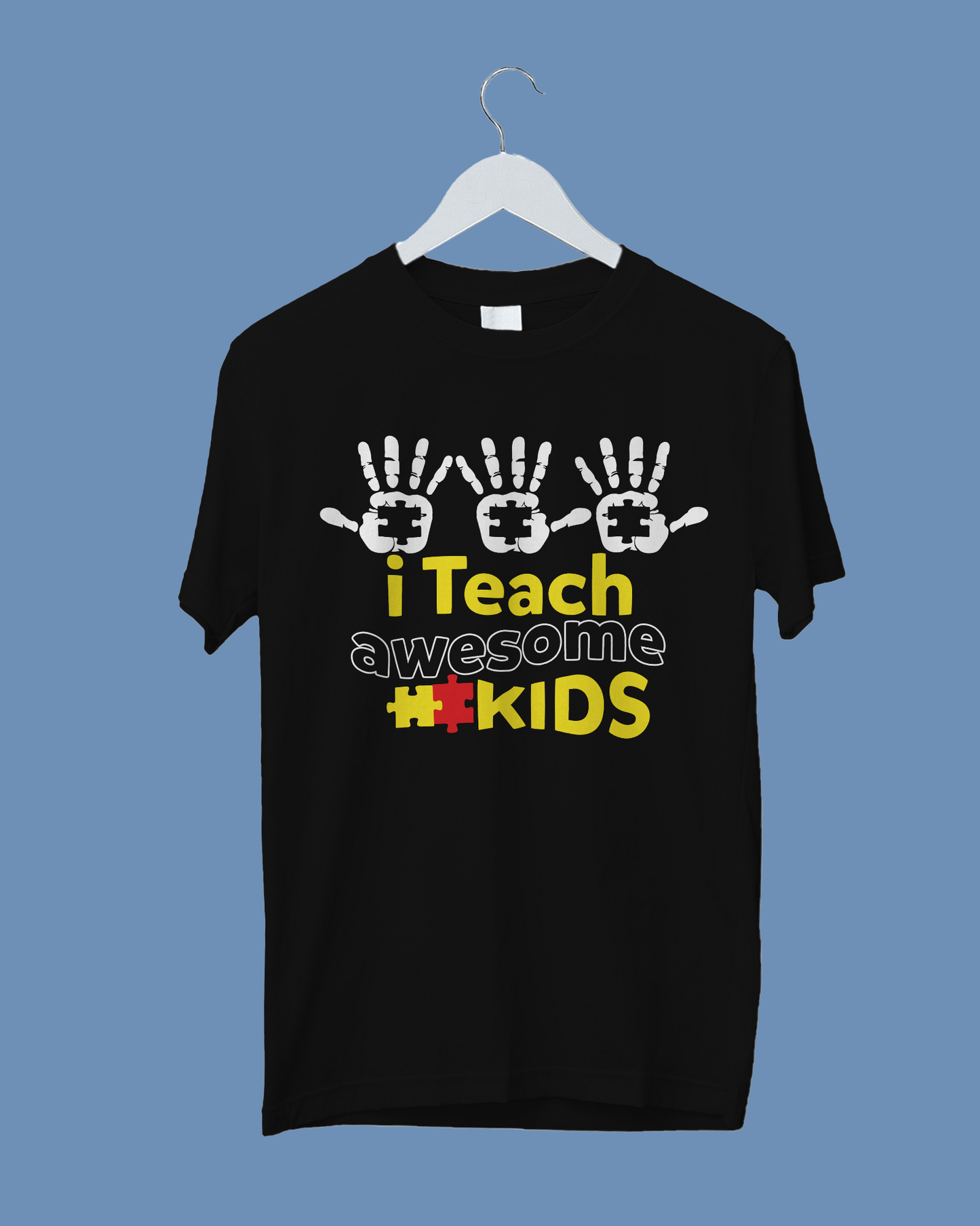 I Teach Awesome Kids - Autism T-Shirt