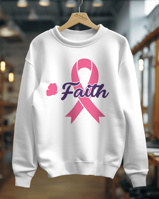 "Faith " Cancer Support Sweatshirt