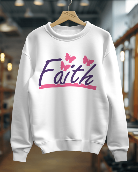 "Faith " Cancer Support Sweatshirt