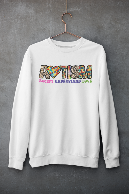 "Autism Accept Understand Love" Sweatshirt