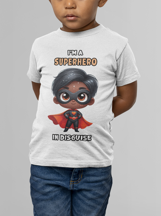 "I'm A Superhero in Disguise" T-Shirt for Kids