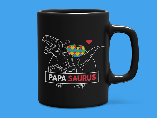 "Papa Saurus" Mug 12 or 15 oz.