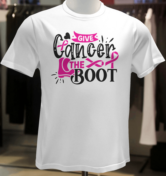 "Give Cancer the Boot" T-Shirt