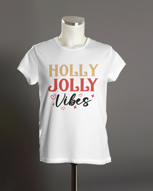 "Holly Jolly Vibes" T-Shirt