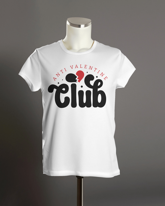 "Anti-Valentine Club" T-Shirt.