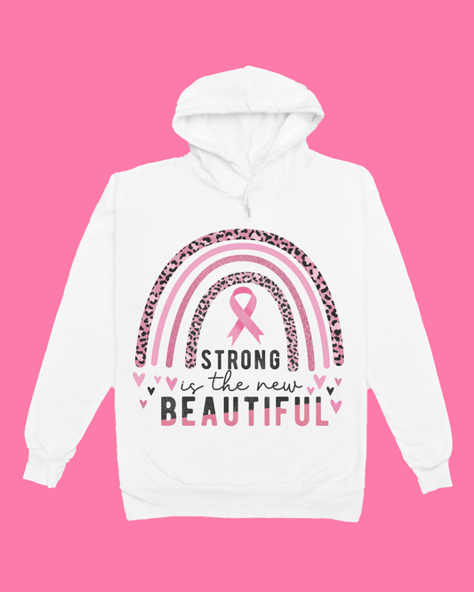 "Strong is The New Beautiful" - Breast Cancer Awareness Sweatshirt