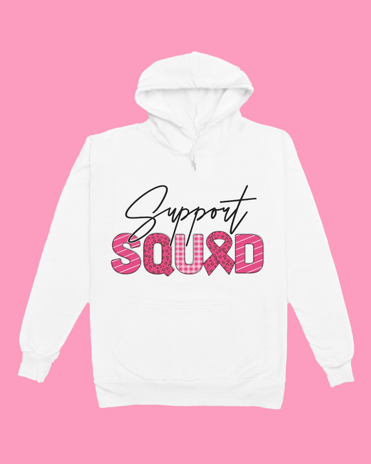 "Support Squad" - Breast Cancer Awareness Sweatshirt