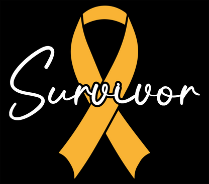 "Survivor" Kids Cancer Support Decal