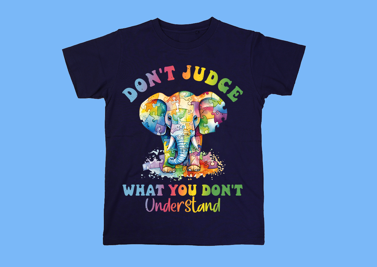 Don't Judge What You Don't Understand. Kids Autisms T-Shirt