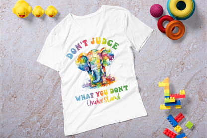 Don't Judge What You Don't Understand. Kids Autisms T-Shirt