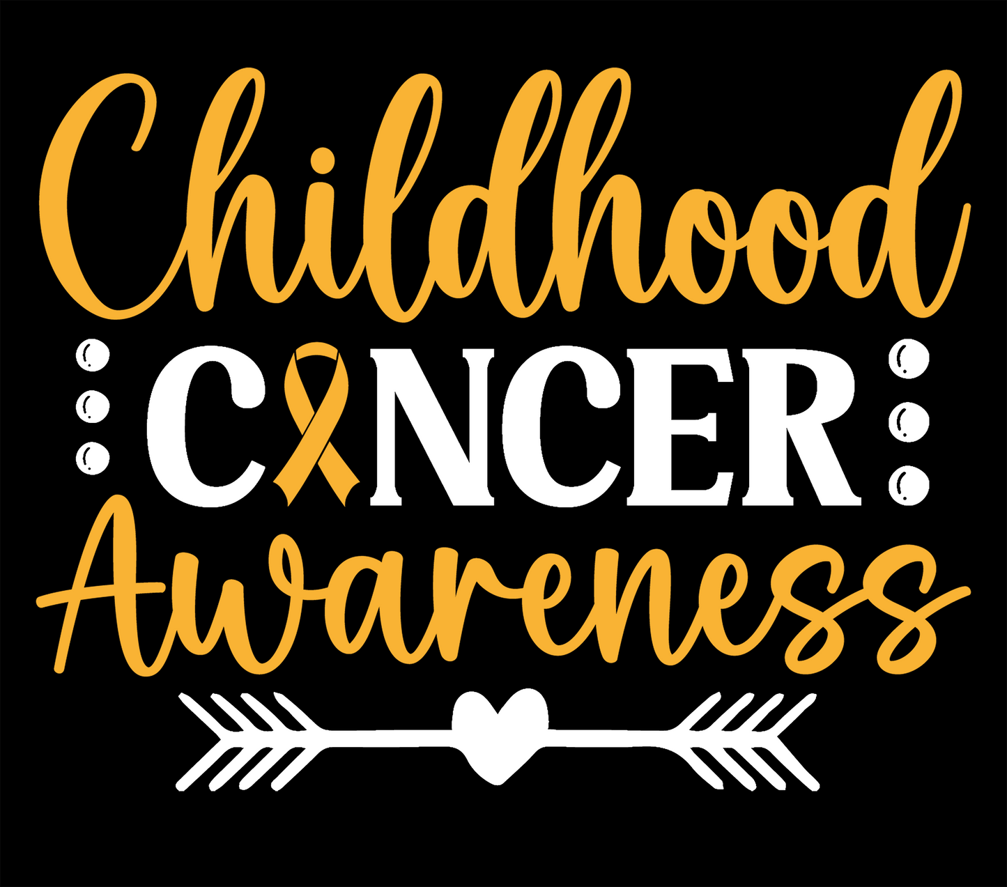 "Childhood Cancer Awareness" Decal