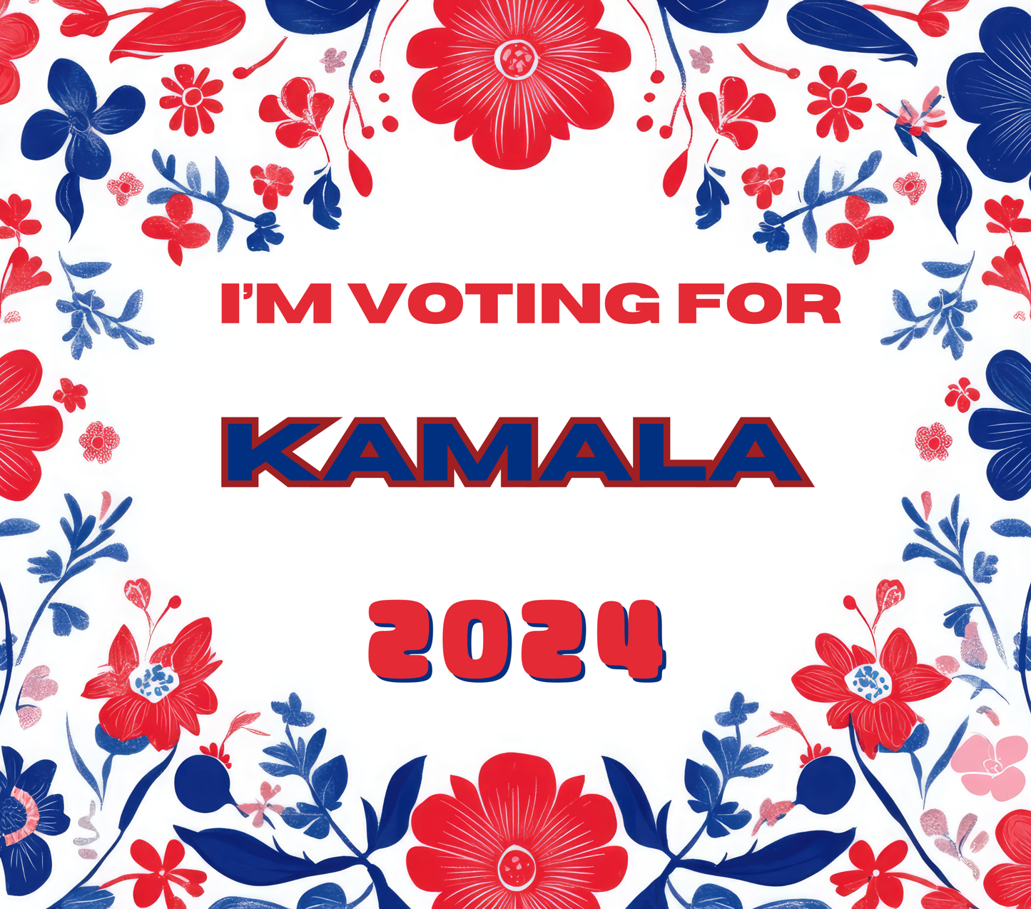 "I'm Voting For Kamala 2024" 20 or 30 oz. Tumbler