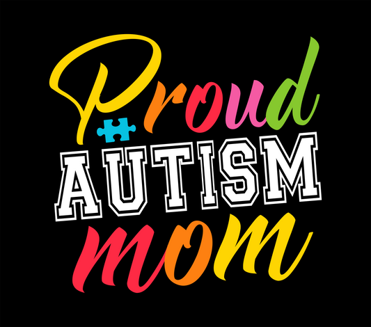"Proud Autism Mom" Decal