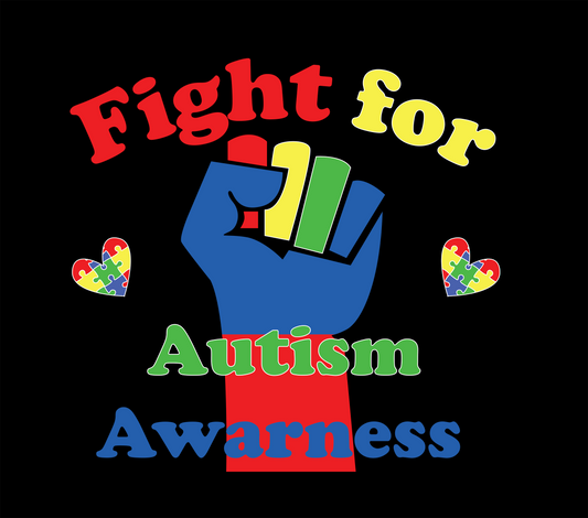 "Fight For Autism Awareness" Decal