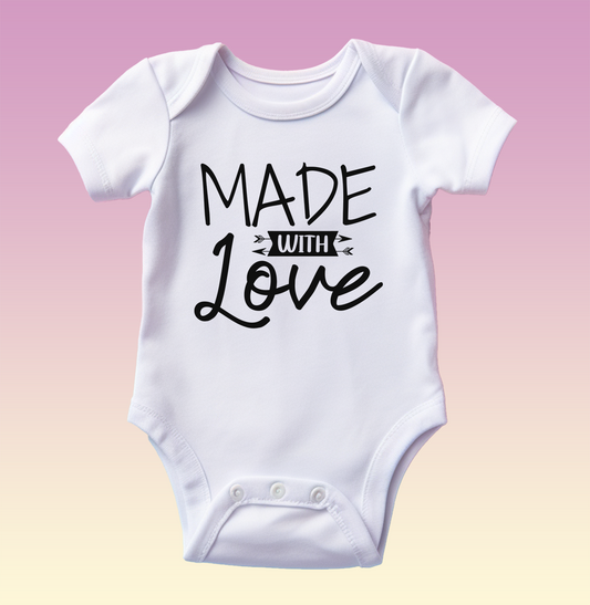 "Made With Love" Baby Onesie