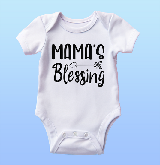 "Mama's Blessing" Baby Onesie