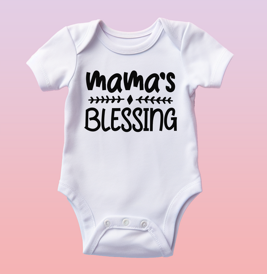 "Mama's Blessing" Baby Onesie