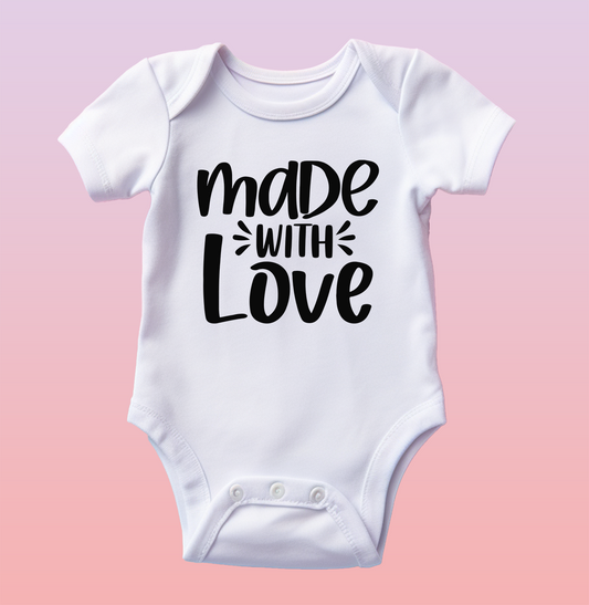 "Made With Love" Baby Onesie