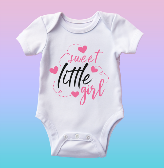 "Sweet Little Girl" Baby Onesie