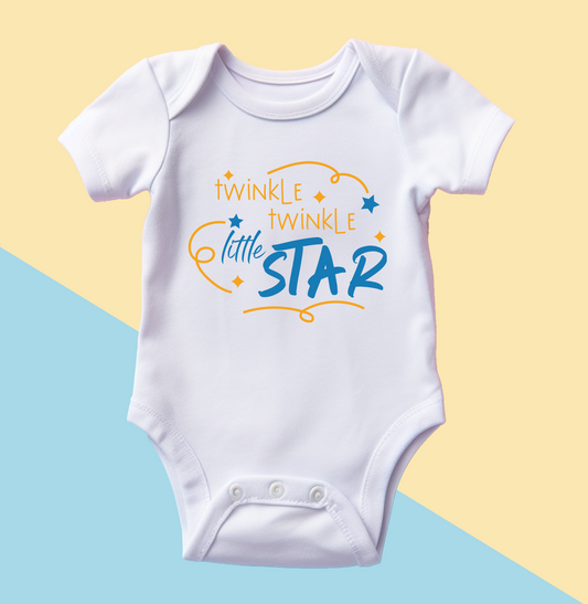 "Twinkle, Twinkle Little Star" Baby Onesie