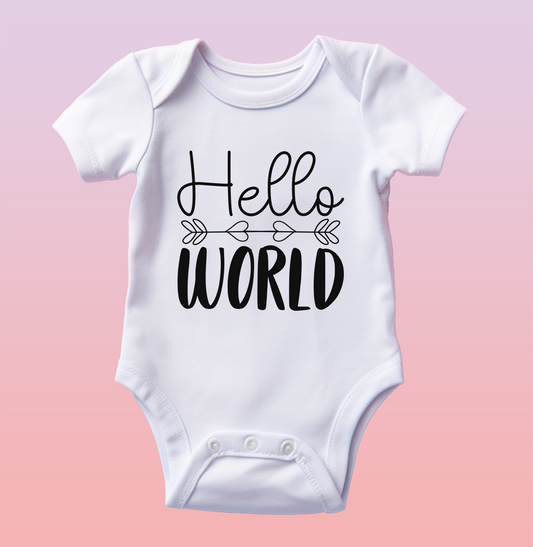 "Hello World" Baby Onesie