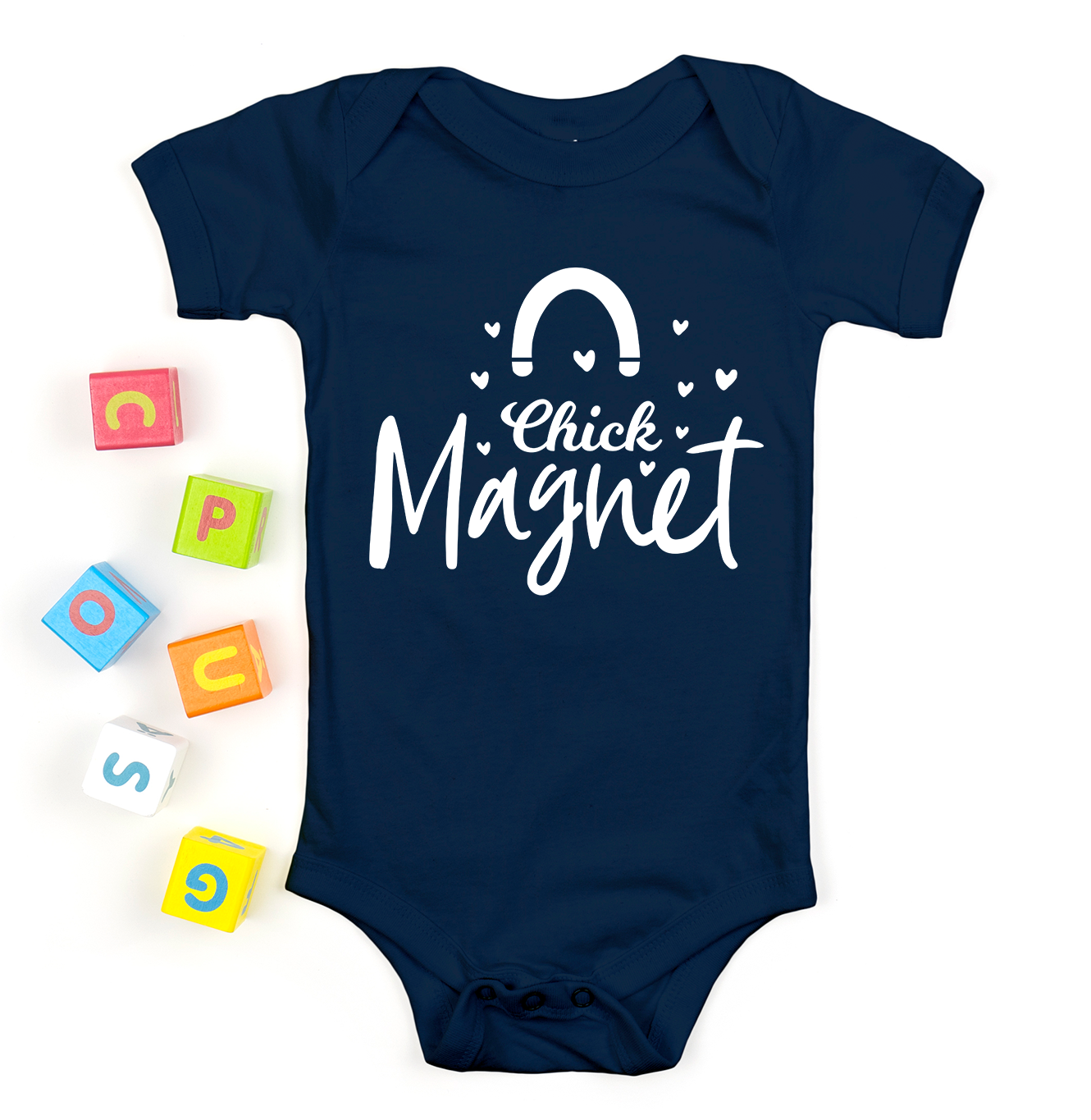 "Chick Magnet" Baby Onesie