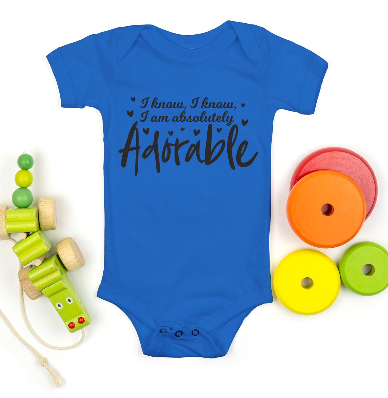 "I Know, I Know I am Absolutely Adorable" Baby Onesie