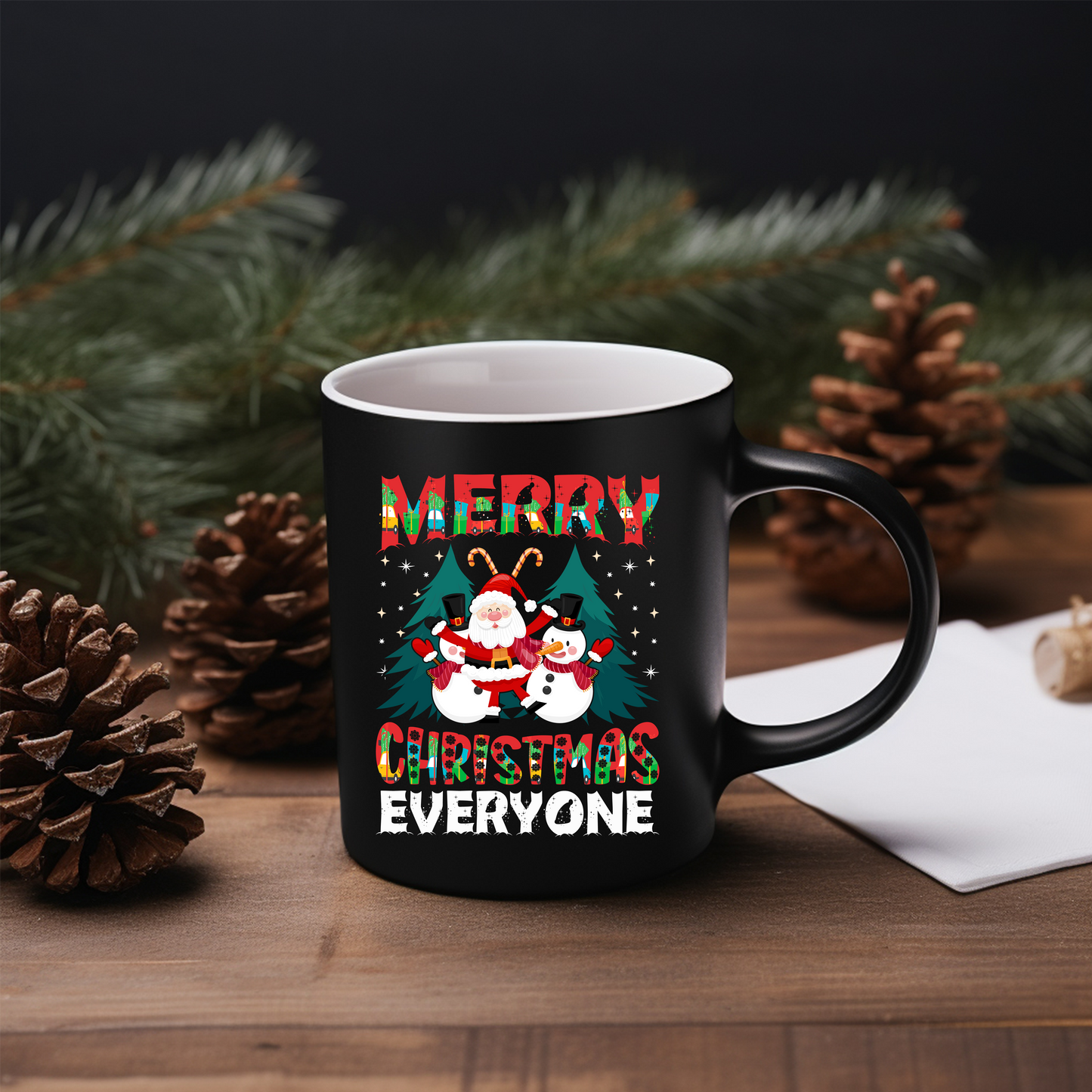 "Merry Christmas Everyone" 12 Oz Christmas Mug