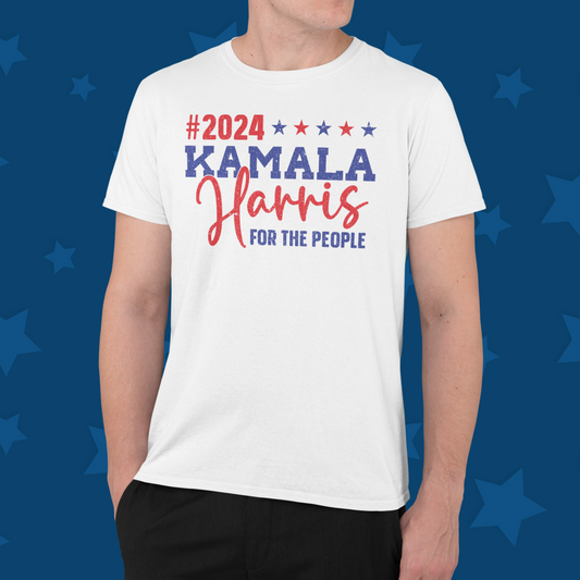 "2024 Kamala Harris For The People" T-Shirt