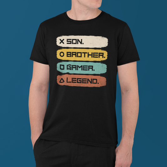 "Son Brother Gamer Legend" T-Shirt