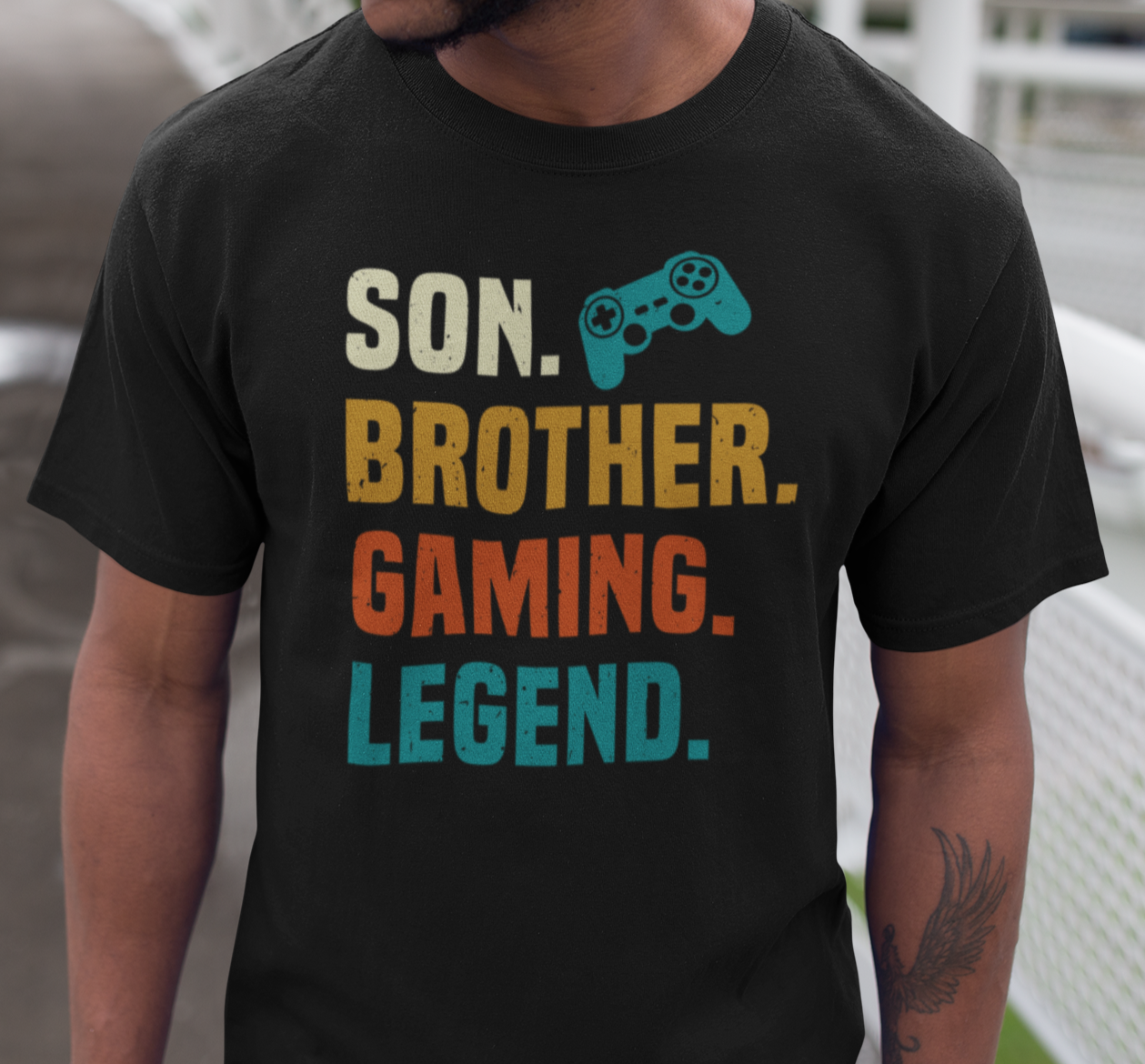 "Son Brother Gamer Legend" - T-Shirt