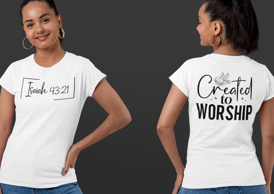 "Created To Worship" T-Shirt