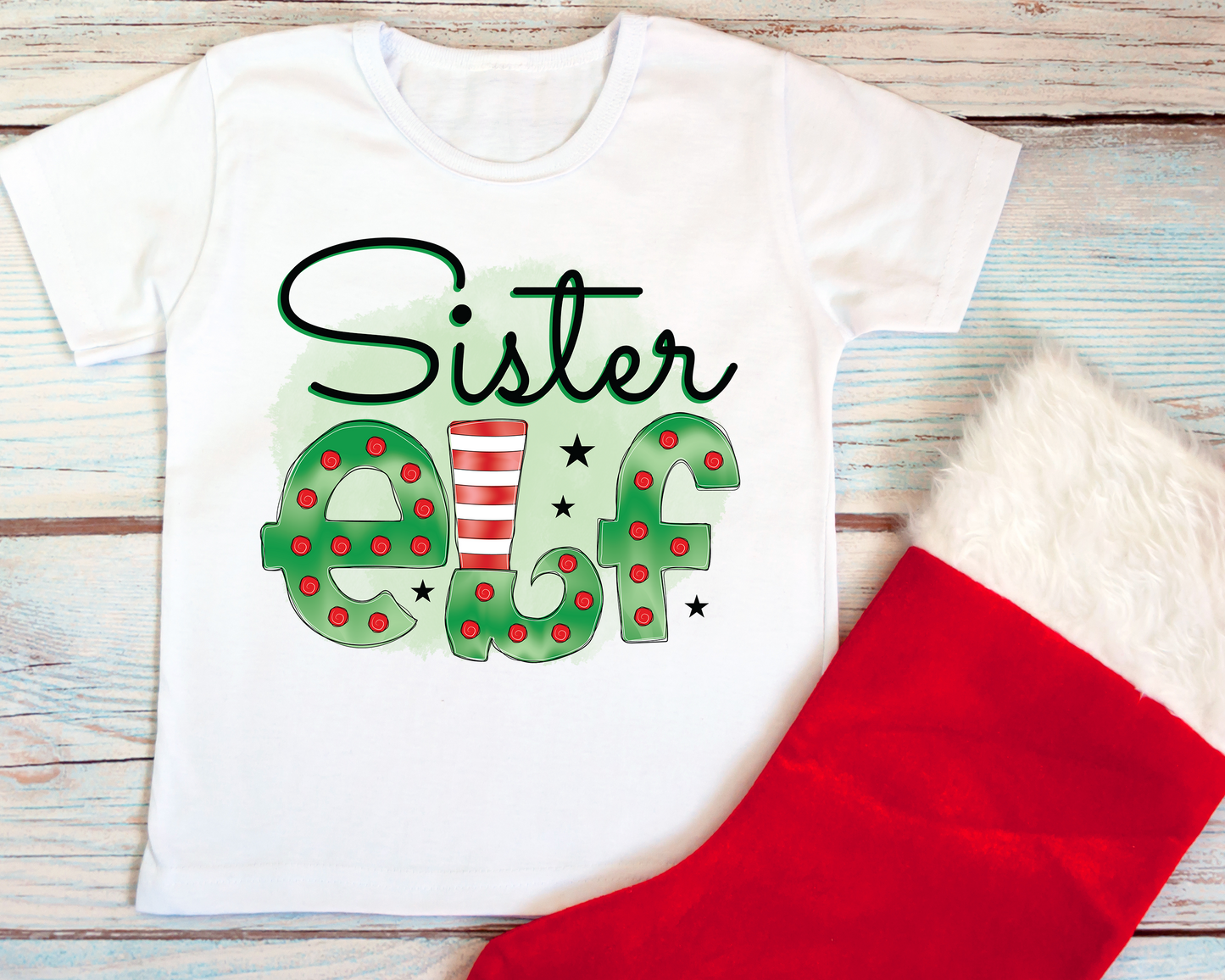 "Sister & Brother Elf" T-Shirts for Kids