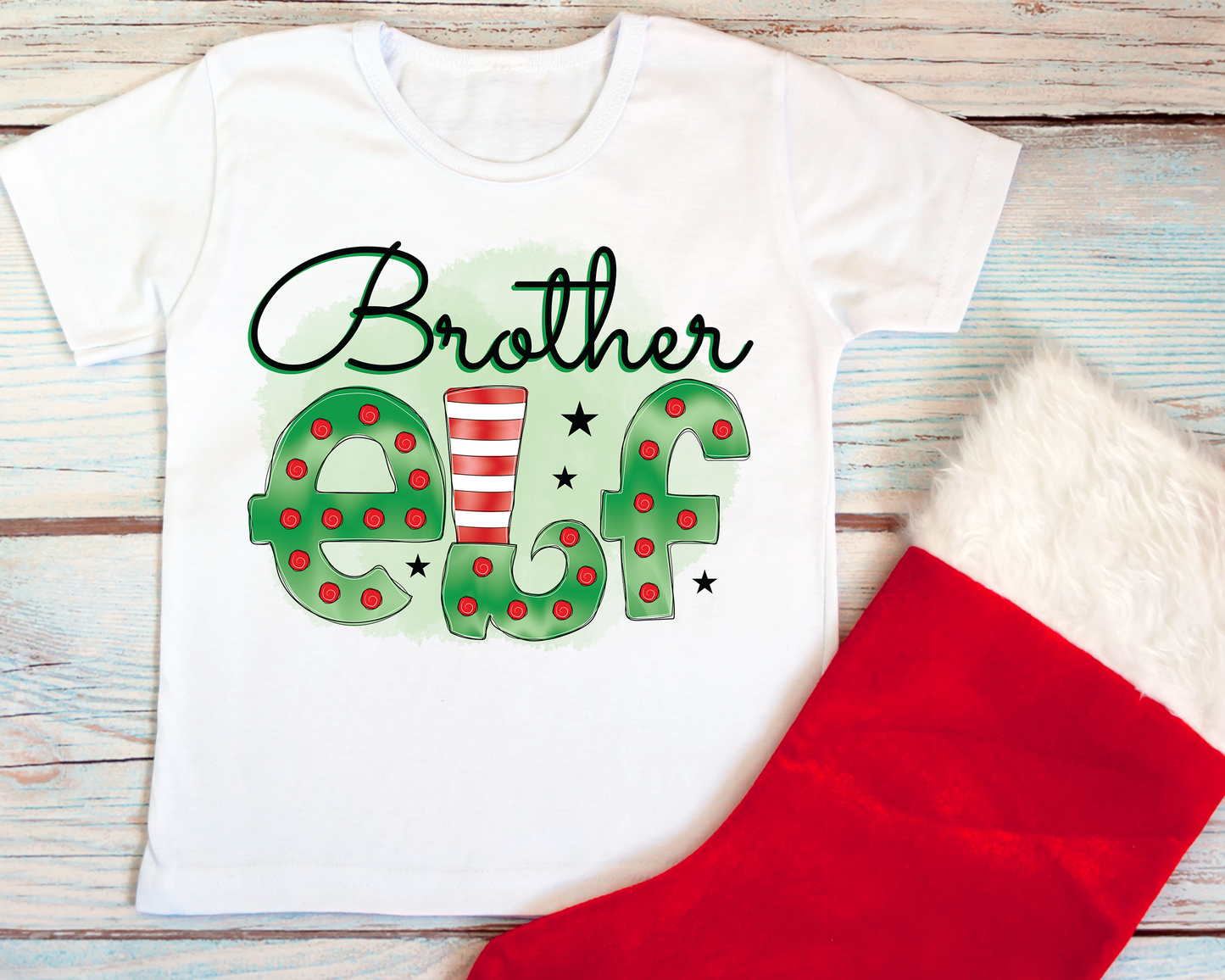 "Sister & Brother Elf" T-Shirts for Kids