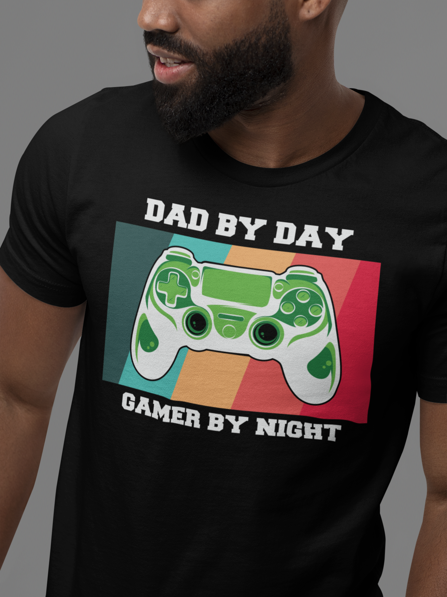 "Dad By Day Gamer By Night" - T-Shirt